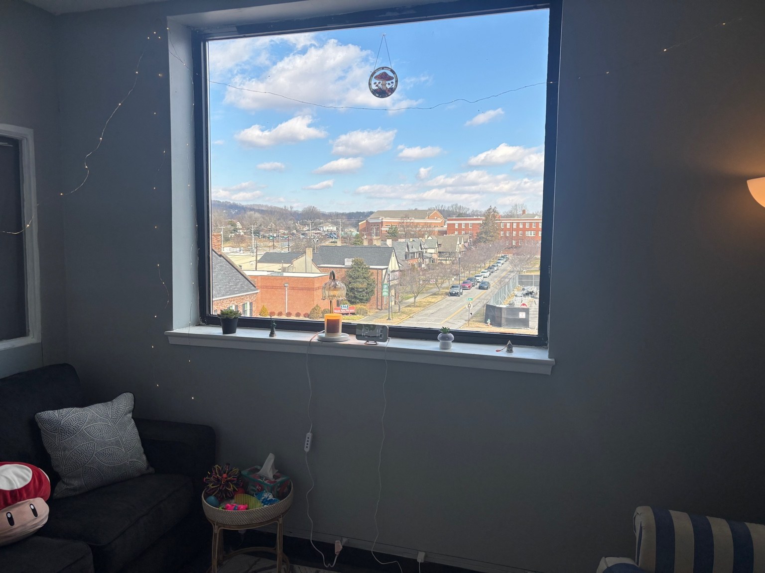 View from the counseling room window